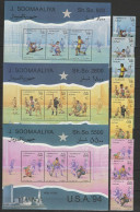 Somalia 1994 Football Soccer World Cup Set Of 9 + 3 S/s MNH - 1994 – Estados Unidos