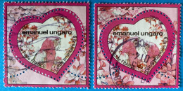 France 2009 : Saint-Valentin, Coeur De La Maison De Couture Emanuel Ungaro N°4327 à 4328 Oblitérés - Used Stamps
