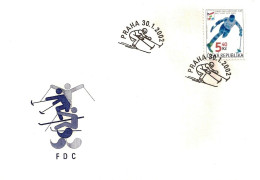 FDC 315 Czech Republic Salt Lake City Paralympic Games 2002 - Hiver 2002: Salt Lake City - Paralympic