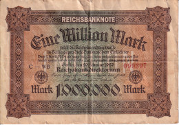 BILLETE DE ALEMANIA DE 1000000 MARK DEL AÑO 1923 (BANKNOTE) - 1 Mio. Mark