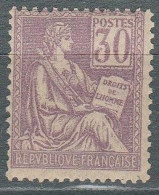 France N° 115 ** Type Manchon T I 30 C Violet - Nuovi