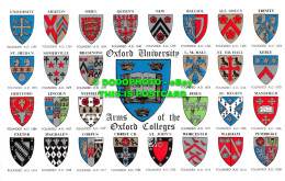 R551815 Oxford University Arms Of Oxford Colleges. Salmon. Multi View - Welt