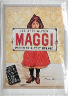 CARTE Métallique Dans Son Emballage- MAGGI - Ft 15 X 10 Cm - Publicité