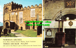 R551874 Norman Arches. St. Marys Parish Church. Whitby. North Yorkshire. Three D - Monde