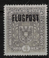 AUSTRIA 1918 4k Grey Air On Grey Paper SG 298 HM #CDK7 - Other & Unclassified