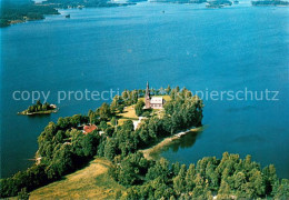 73707264 Smaland Sandviks Kyrka Fliegeraufnahme Smaland - Suède