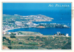 73707183 Agia Pelagia Fliegeraufnahme Agia Pelagia - Grèce