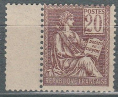 France N° 113 ** Type Manchon T I 20c Brun Lilas - Ungebraucht