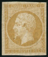 ** N°13Aa 10c Jaune Citron, Type I - TB - 1853-1860 Napoleon III