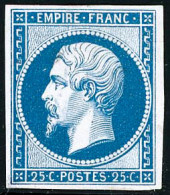 ** N°15c Bleu, Réimp - TB - 1853-1860 Napoléon III