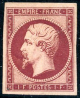 ** N°18d 1F Carmin, Réimp - TB - 1853-1860 Napoléon III