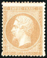 ** N°21 10c Bistre - TB - 1862 Napoleone III