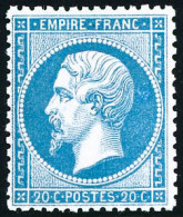 ** N°22 20c Bleu - TB - 1862 Napoléon III.