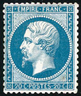 ** N°22 20c Bleu - TB - 1862 Napoléon III.