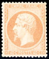 ** N°23 40c Orange - TB - 1862 Napoléon III.