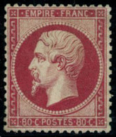 ** N°24 80c Rose - TB - 1862 Napoleon III