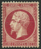 * N°24 80c Rose, Signé Calves - TB - 1862 Napoleone III