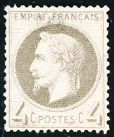 ** N°27B 4c Gris - TB - 1863-1870 Napoléon III Lauré