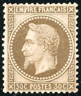 ** N°30 30c Brun, Signé Calves - TB - 1863-1870 Napoleon III Gelauwerd