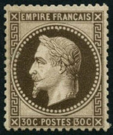 ** N°30b 30c Brun-noir - TB - 1863-1870 Napoleon III Gelauwerd