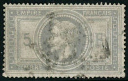 Obl. N°33 5F Empire - TB - 1863-1870 Napoléon III Con Laureles