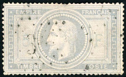 Obl. N°33 5F Empire, Qualité Standard - B - 1863-1870 Napoleon III Gelauwerd