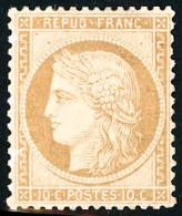 ** N°36 10c Bistre-jaune - TB - 1870 Siège De Paris