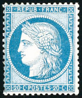 ** N°37 20c Bleu - TB - 1870 Assedio Di Parigi