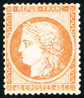 ** N°38 40c Orange Vif - TB - 1870 Assedio Di Parigi