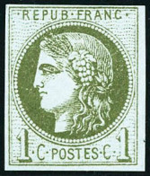 ** N°39B 1c Olive R2 - TB - 1870 Uitgave Van Bordeaux