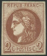 ** N°40B 2c Brun-rouge R2 - TB - 1870 Uitgave Van Bordeaux
