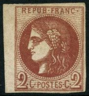 * N°40Ba 2c Rouge-brique, Petit BDF - TB - 1870 Emission De Bordeaux