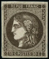 * N°47 30c Brun - TB - 1870 Ausgabe Bordeaux
