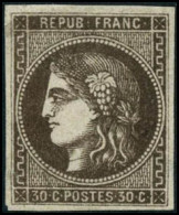 * N°47 30c Brun - TB - 1870 Bordeaux Printing