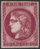 ** N°49 80c Rose - TB - 1870 Bordeaux Printing