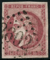 Obl. N°49 80c Rose - TB - 1870 Bordeaux Printing