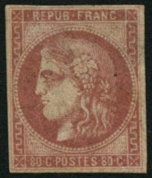 ** N°49a 50c Rose Clair, Petites Marges - B - 1870 Ausgabe Bordeaux