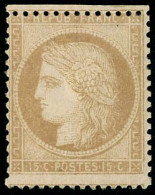 ** N°59 15c Bistre - TB - 1871-1875 Ceres