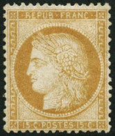 * N°59 15c Bistre, Signé Brun - TB - 1871-1875 Ceres