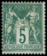 ** N°64 5c Vert - TB - 1876-1878 Sage (Typ I)