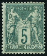 * N°64 5c Vert - TB - 1876-1878 Sage (Tipo I)