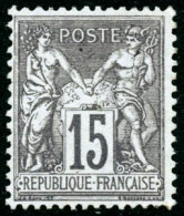 * N°77 15c Gris - TB - 1876-1898 Sage (Tipo II)