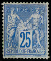 * N°78 25c Outremer, Infime Trace De Charnière - TB - 1876-1898 Sage (Tipo II)