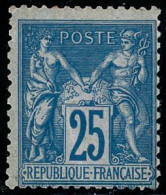 ** N°79 25c Bleu - TB - 1876-1898 Sage (Type II)