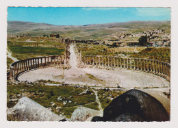 Delcampe - Kingdom Of Jordan Jerash The Forum, Ancient Ruins View, Vintage Photo Postcard RPPc AK (1267) - Jordanien