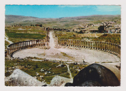 Kingdom Of Jordan Jerash The Forum, Ancient Ruins View, Vintage Photo Postcard RPPc AK (1267) - Jordanië