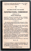 Bidprentje Lede - Commerman Prosper Fideel (1879-1925) - Andachtsbilder