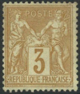 ** N°86 3c Bistre-jaune - TB - 1876-1898 Sage (Tipo II)