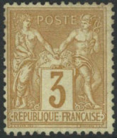 ** N°86 3c Bistre-jaune - TB - 1876-1898 Sage (Type II)