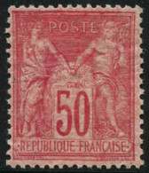 ** N°98 50c Rose, Pièce De Luxe - TB - 1876-1898 Sage (Tipo II)